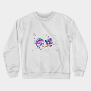 Theater masks Crewneck Sweatshirt